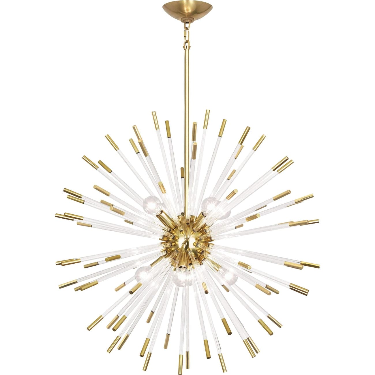 Andromeda Chandelier - 28"-Robert Abbey Fine Lighting-ABBEY-166-ChandeliersModern Brass-1-France and Son