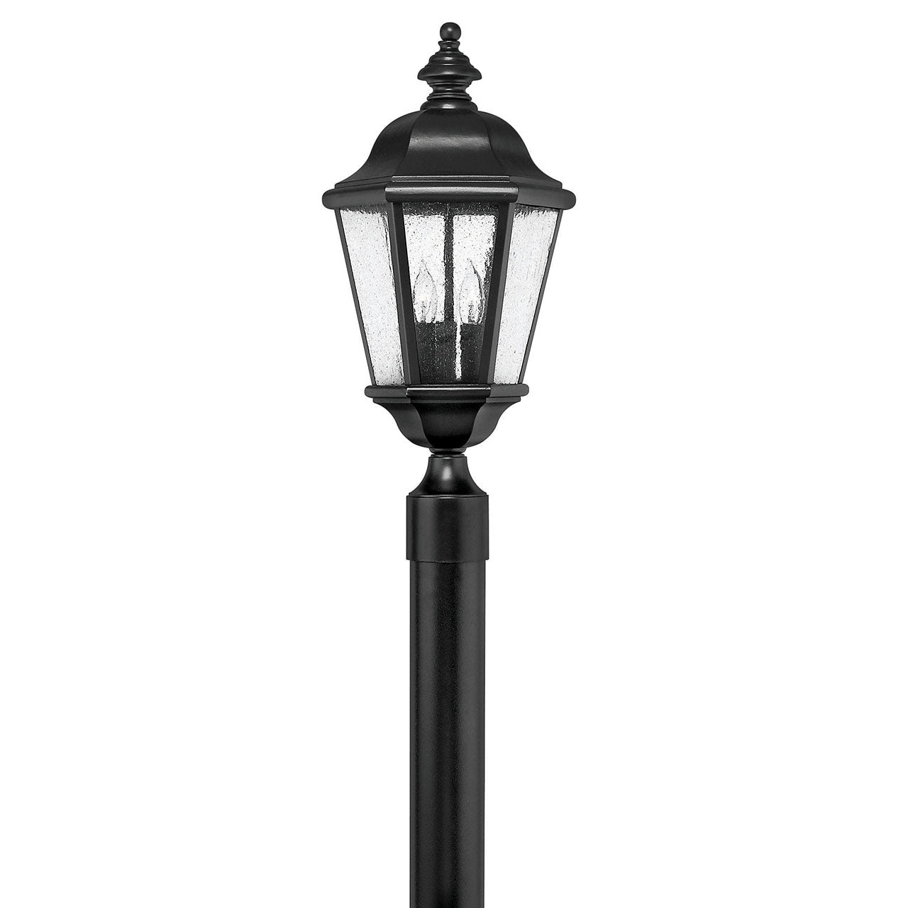 Outdoor Edgewater - Large Post Top or Pier Mount Lantern 12v-Hinkley Lighting-HINKLEY-1671BK-LV-Outdoor Post Lanterns-1-France and Son