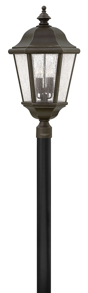 Outdoor Edgewater Extra Large Post Top or Pier Mount Lantern-Hinkley Lighting-HINKLEY-1677BK-LV-Outdoor Post LanternsBlack (12V)-2-France and Son