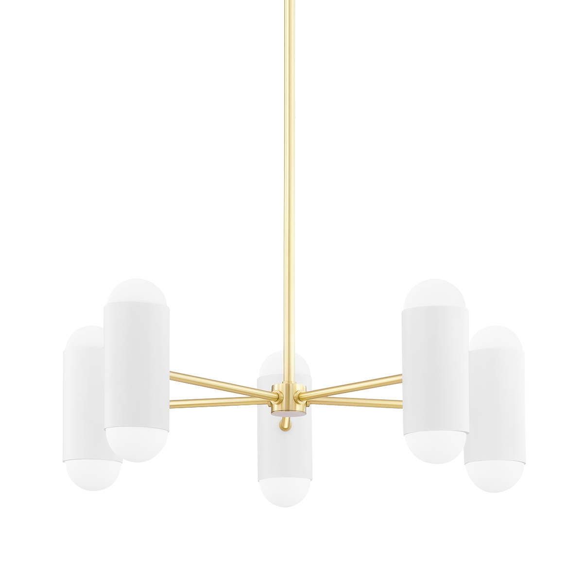 Kira 10 Light Chandelier-Mitzi-HVL-H484810-AGB/SWH-ChandeliersAged Brass-1-France and Son