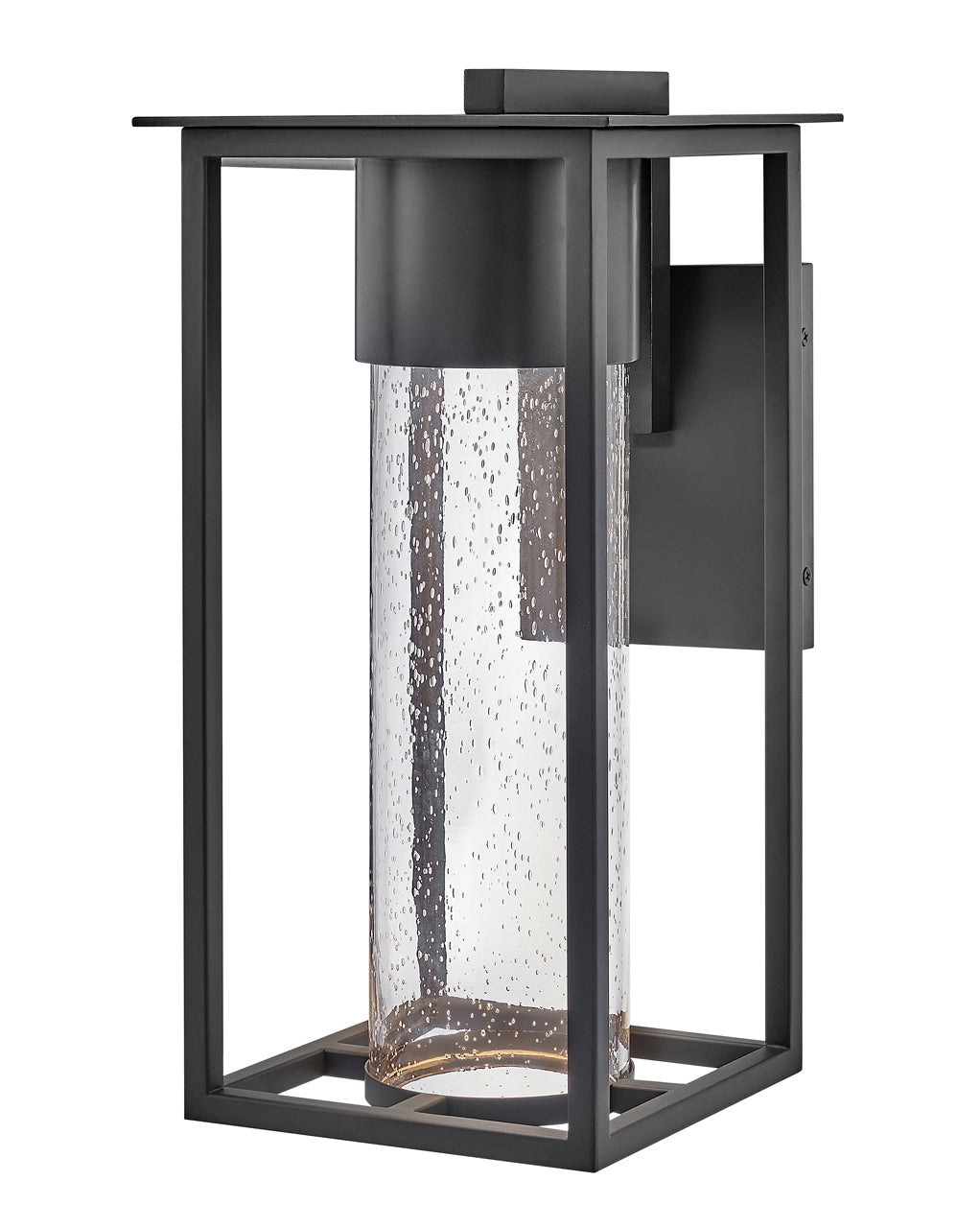 Outdoor Coen - Wall Mount Lantern with Bulb-Hinkley Lighting-HINKLEY-17020BK-LL-Outdoor Wall SconcesBlack-Medium-4-France and Son