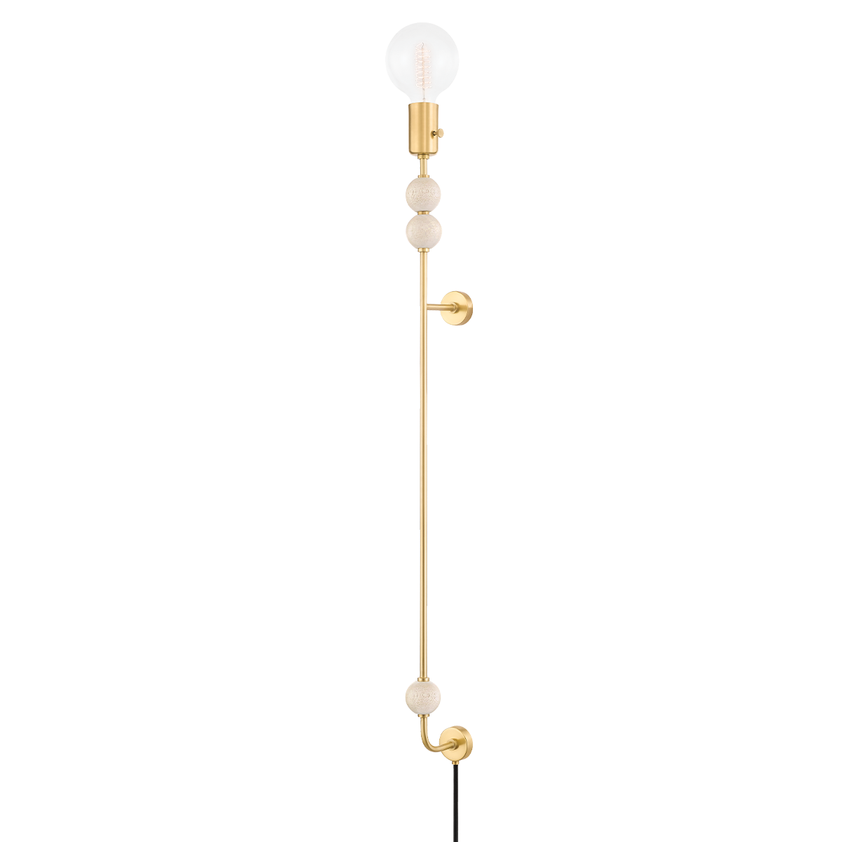Slater 1 light Portable Wall Scone-Mitzi-HVL-HL491201-AGB-Wall LightingAged Brass-1-France and Son
