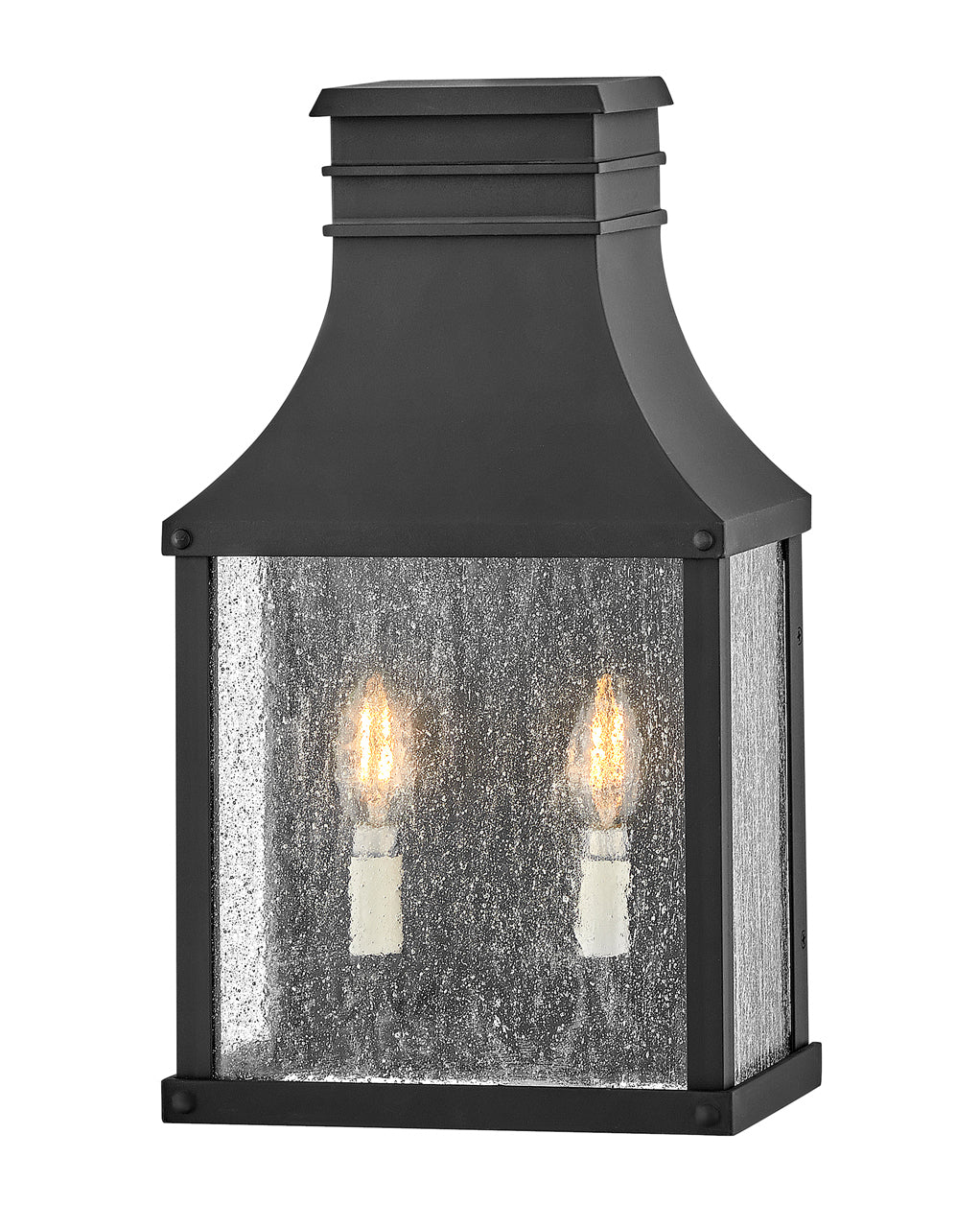 Outdoor Beacon Hill - Medium Wall Mount Lantern-Hinkley Lighting-HINKLEY-17466MB-Outdoor Post LanternsMuseum Black-Style 2-4-France and Son