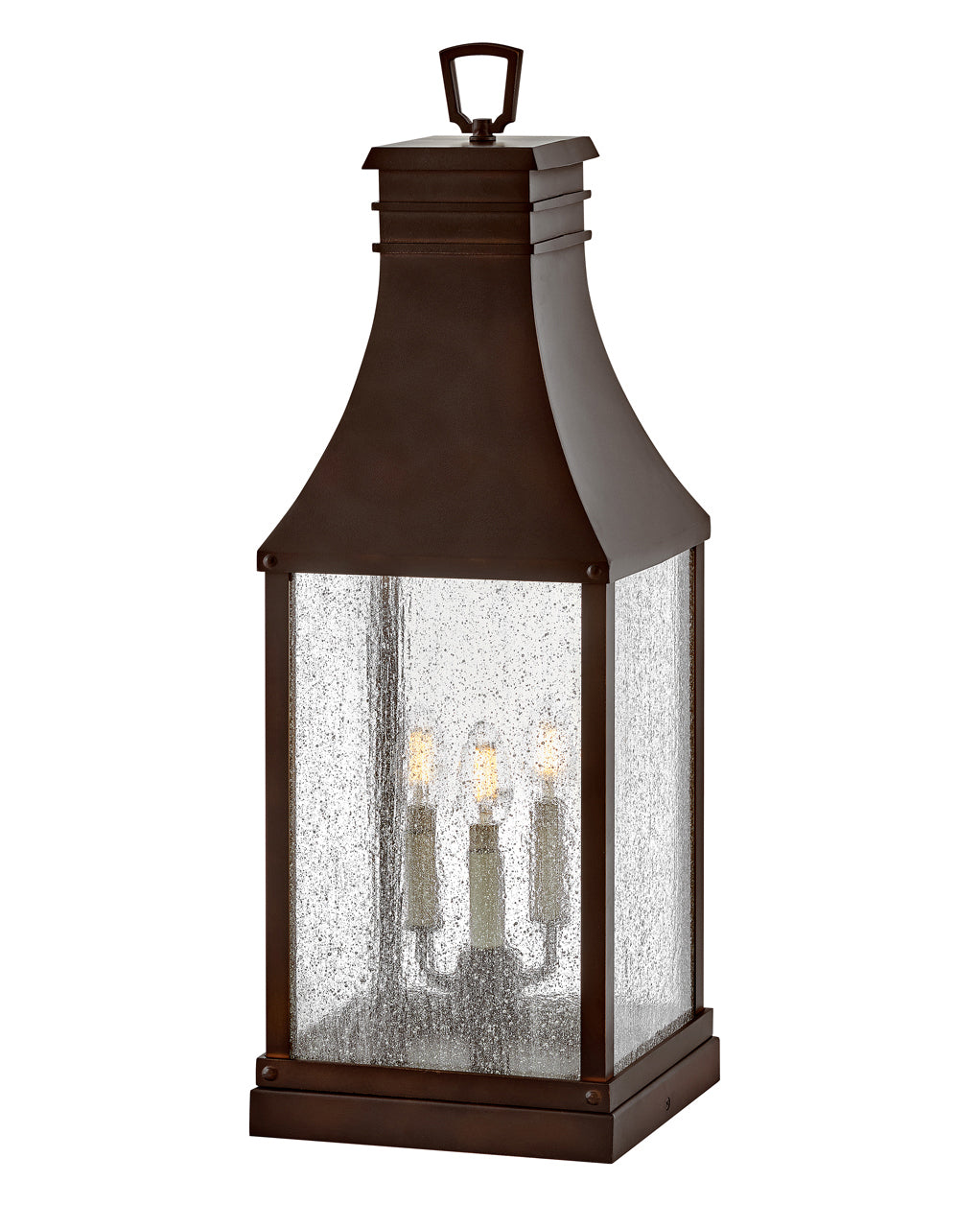 Outdoor Beacon Hill - Large Pier Mount Lantern 12v-Hinkley Lighting-HINKLEY-17467BLC-Outdoor Post LanternsNon LED-Blackened Copper-3-France and Son