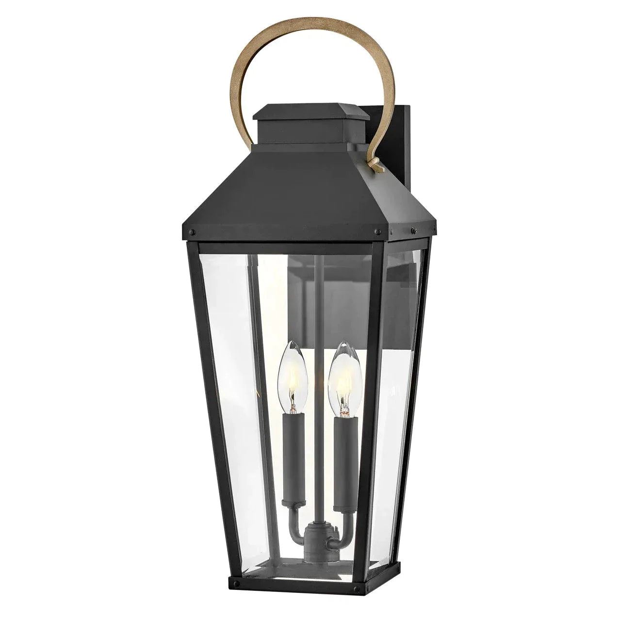 Outdoor Dawson - Medium Wall Mount Lantern-Hinkley Lighting-HINKLEY-17504BK-Outdoor Wall Sconces-1-France and Son