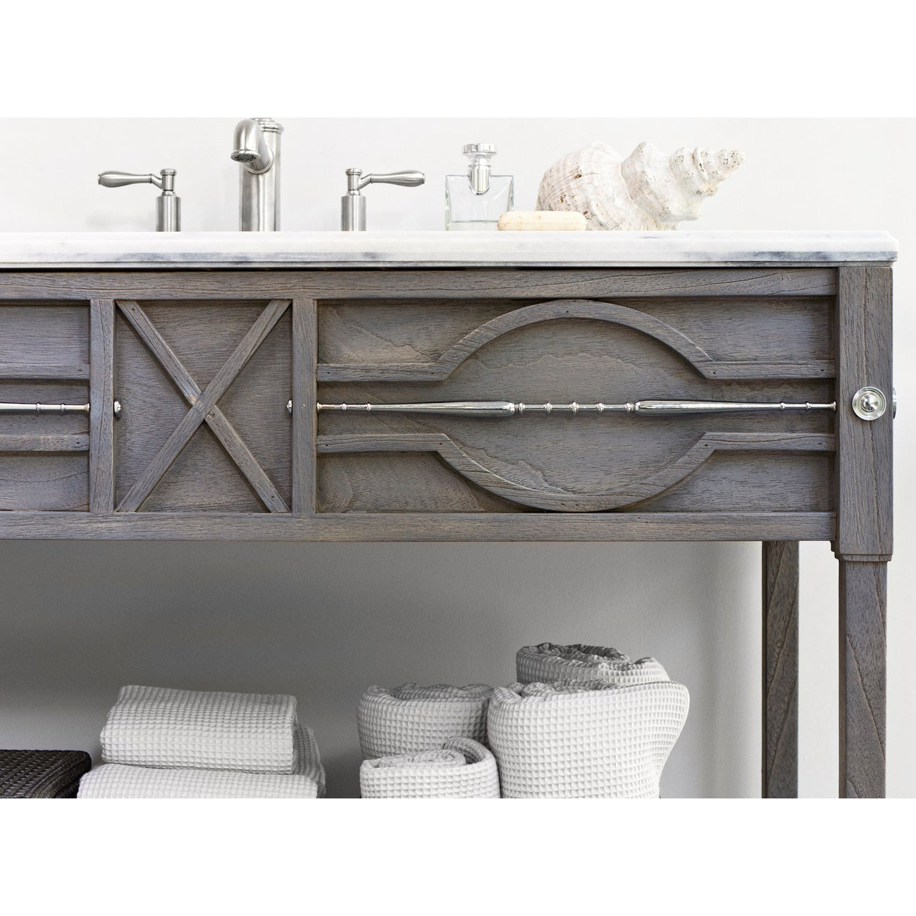 Spindle Sink Chest-Ambella-AMBELLA-17553-110-111-Bathroom VanityMini-Weathered Grey-Bianco Giulia marble-8-France and Son