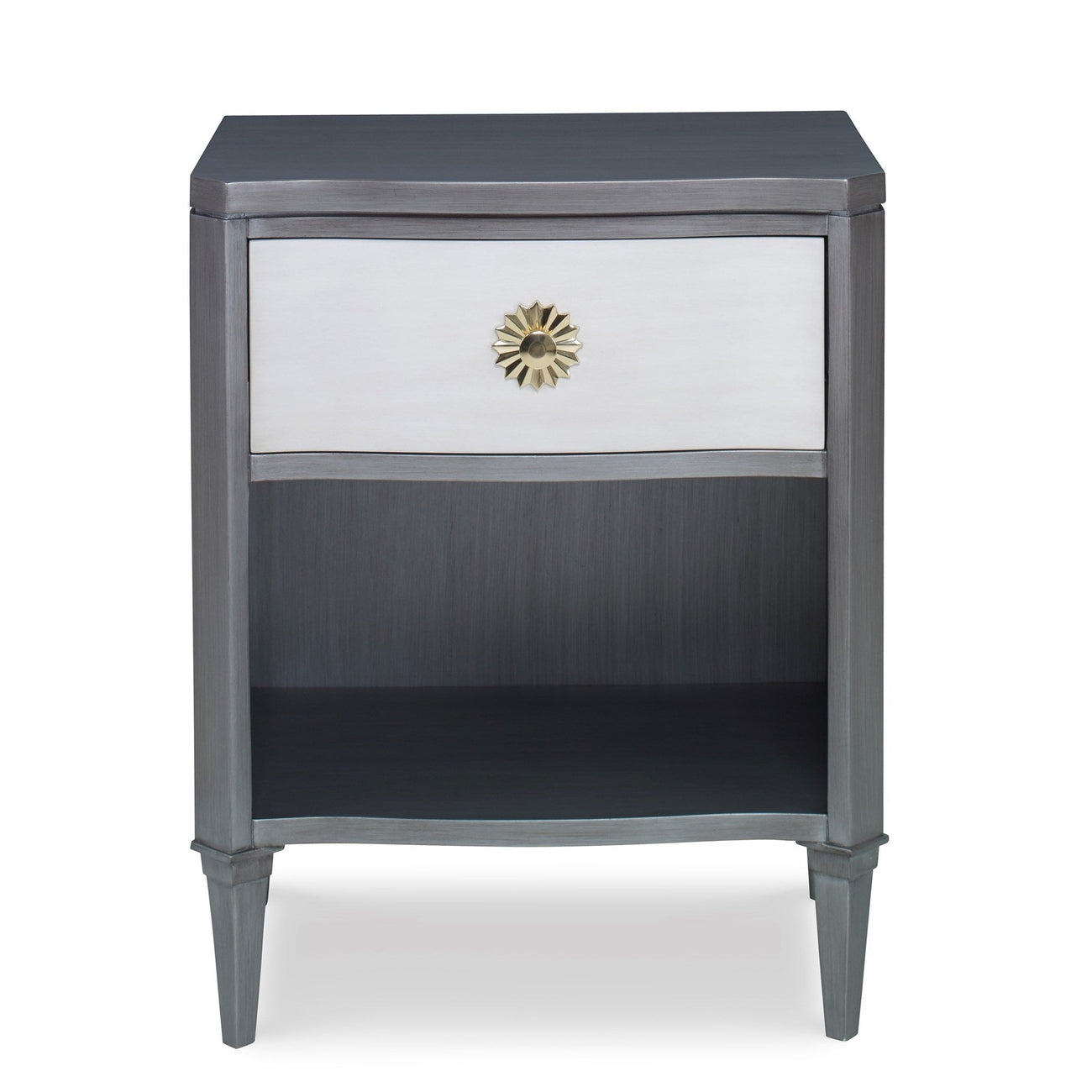 Halley Nightstand - Grey / Linen-Ambella-AMBELLA-17584-830-002-Nightstands-2-France and Son