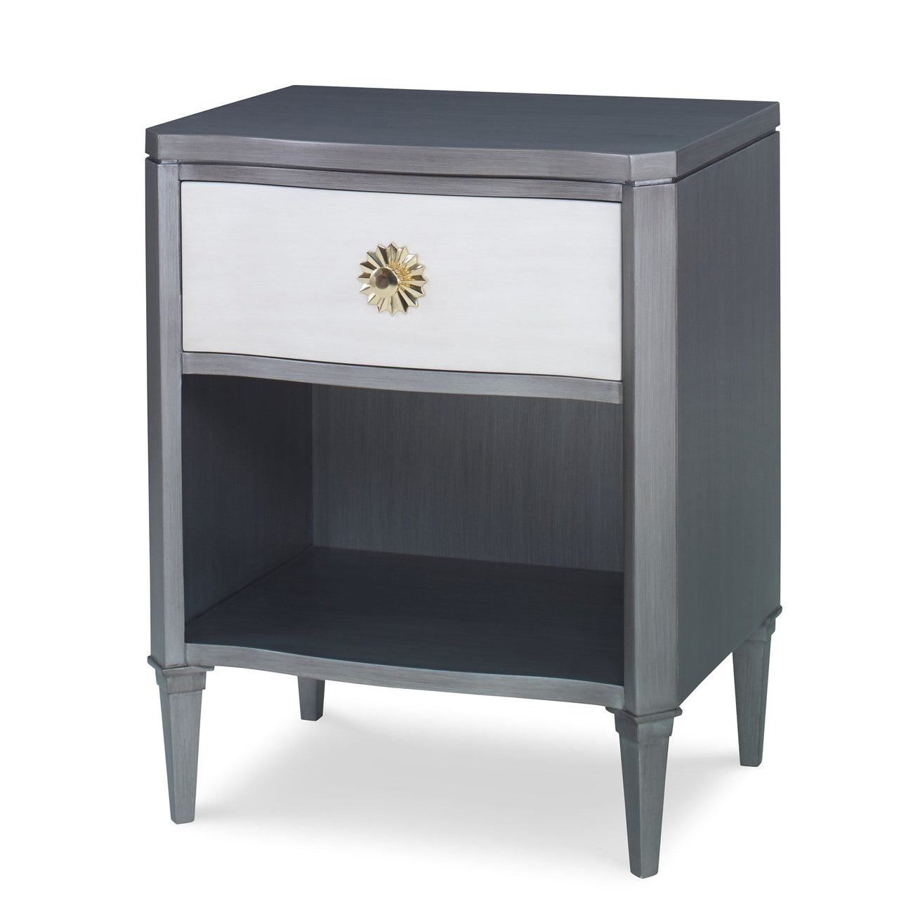 Halley Nightstand - Grey / Linen-Ambella-AMBELLA-17584-830-002-Nightstands-1-France and Son