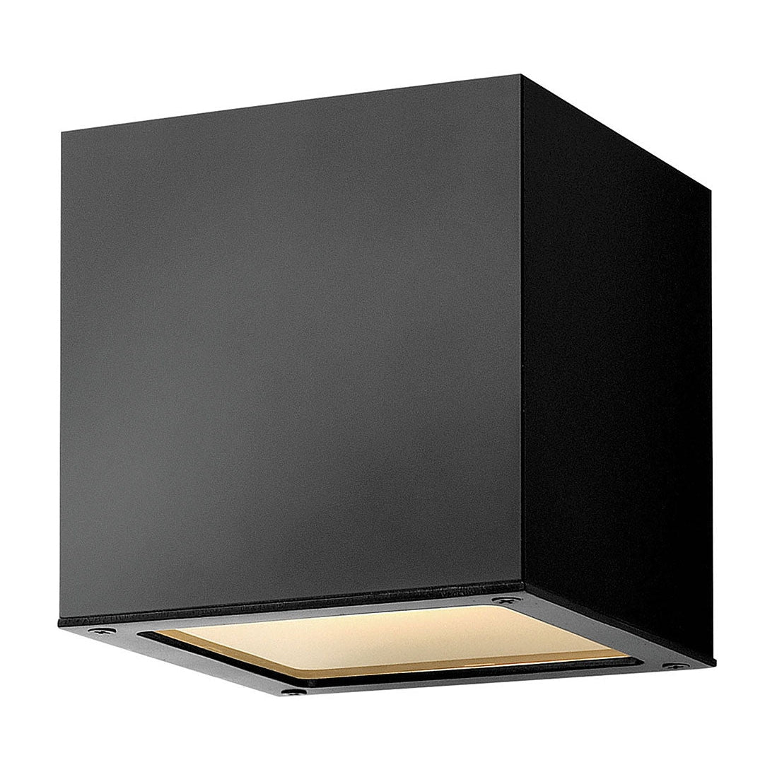 Outdoor Kube Wall Sconce-Hinkley Lighting-HINKLEY-1769SK-Outdoor Wall SconcesSatin Black-4-France and Son