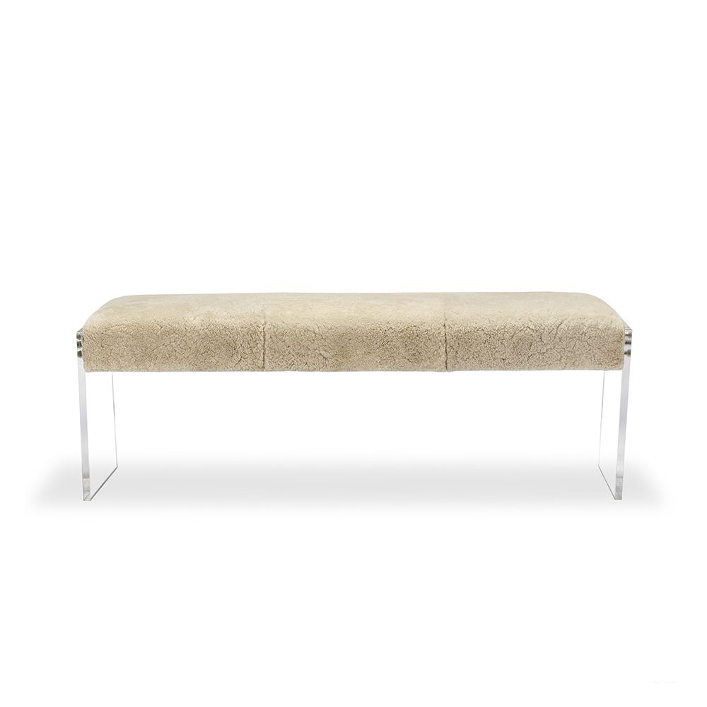 Aiden Shearling Bench-Interlude-INTER-179076-Benches-2-France and Son