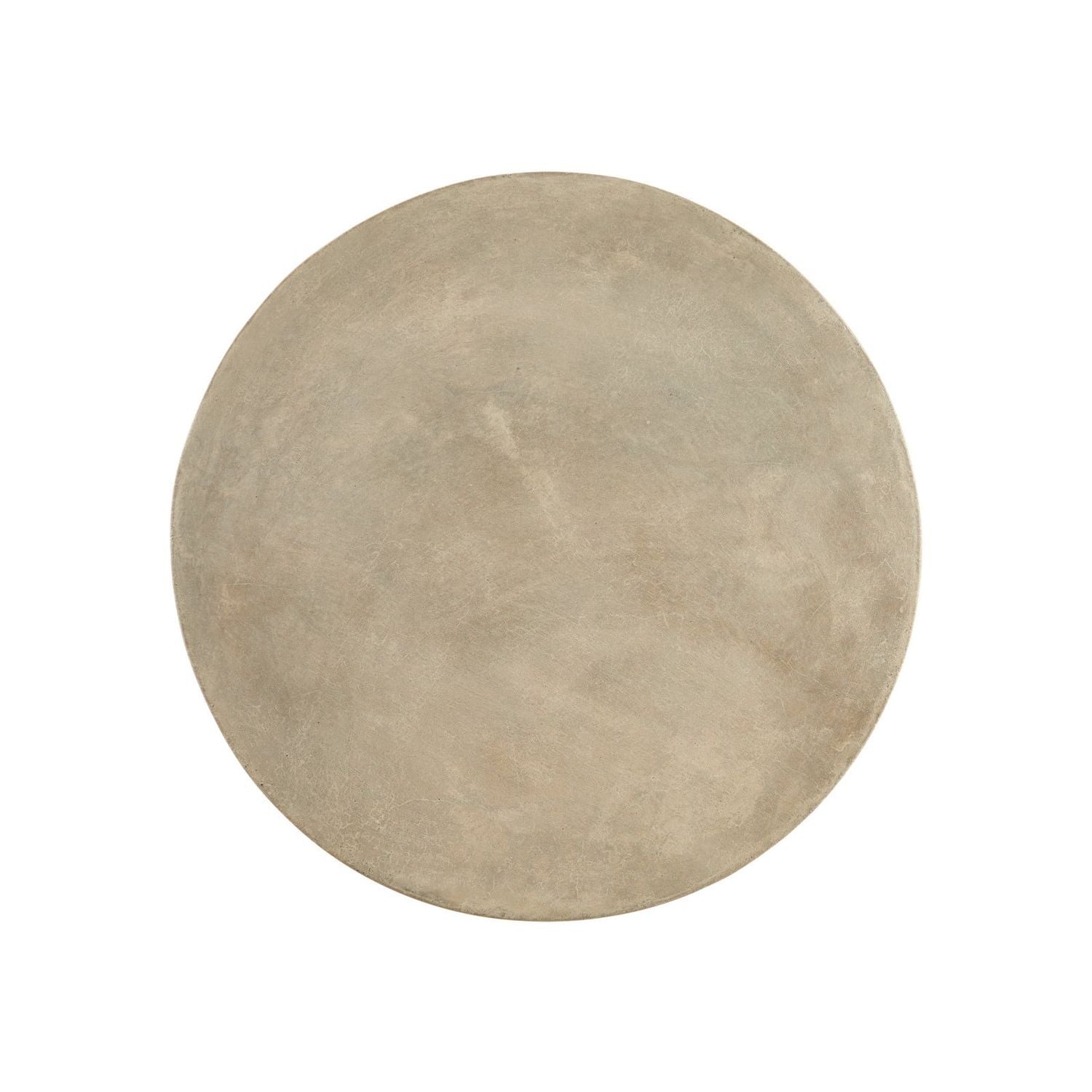Additional view of Mangal Accent Table in light beige and weathered taupe.