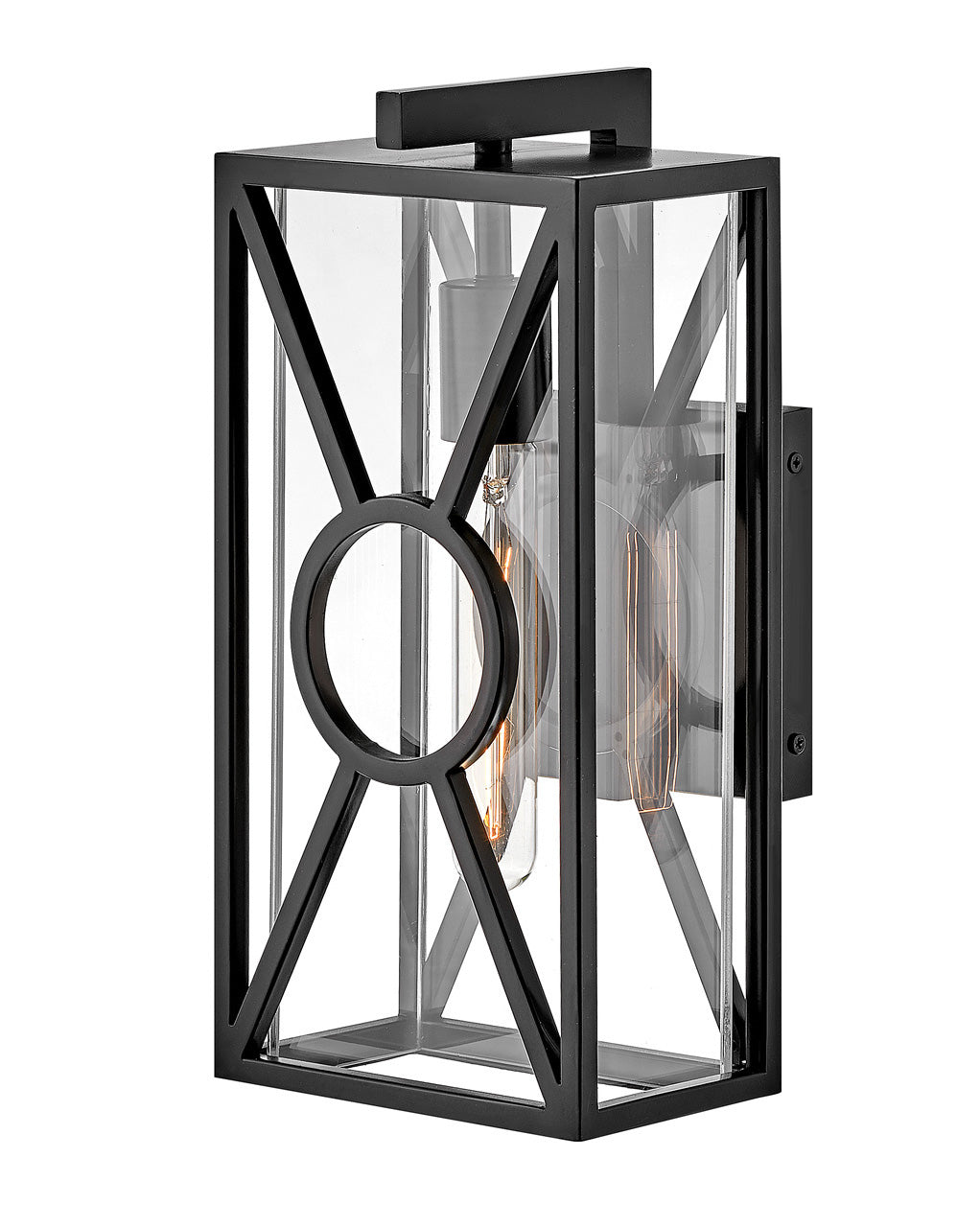 Outdoor Brixton - Small Mount Lantern-Hinkley Lighting-HINKLEY-18370BK-Outdoor Post LanternsBlack-3-France and Son