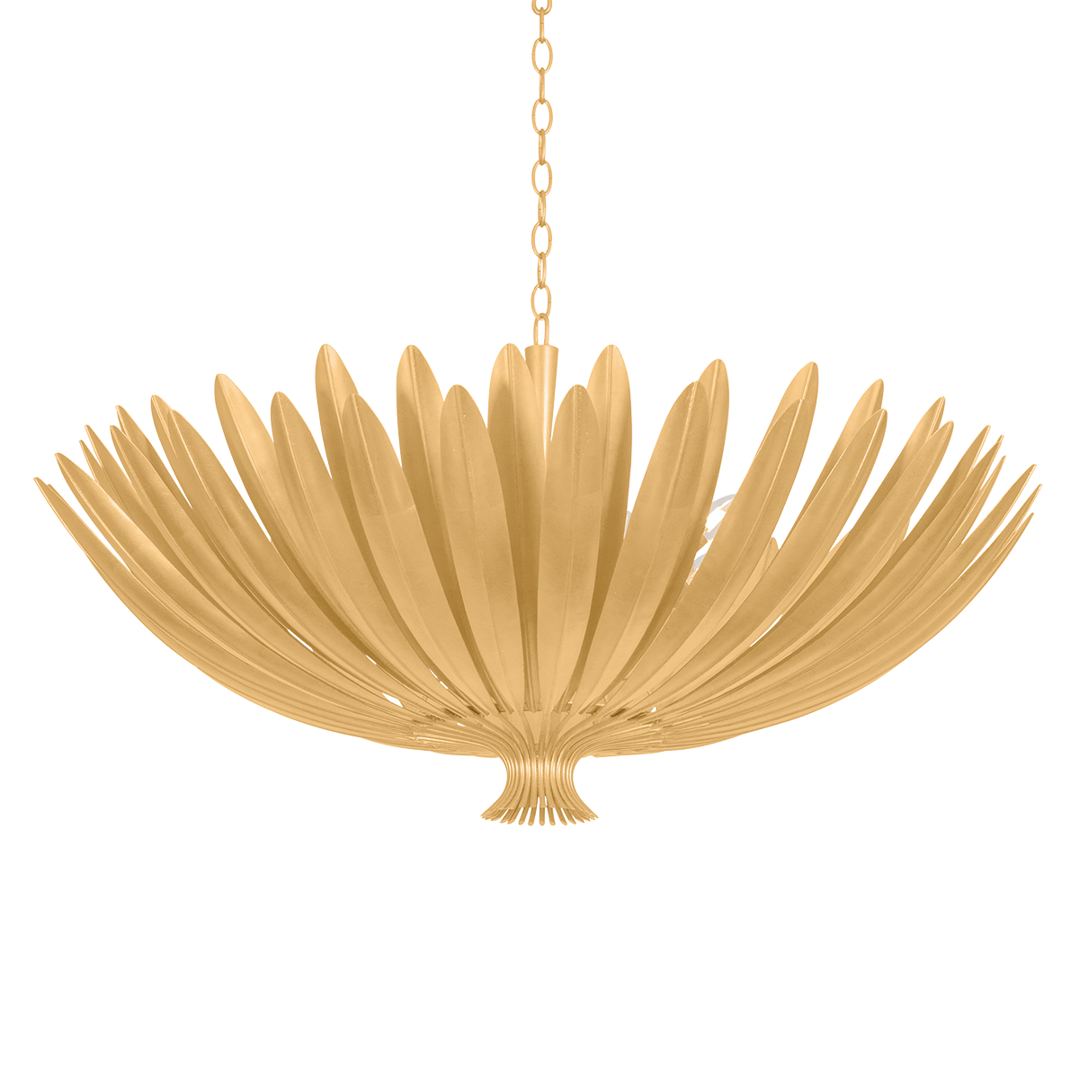 Whitfield Chandelier - Vintage Gold Leaf
