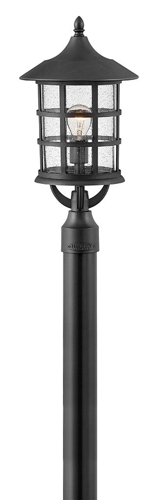 Outdoor Freeport Coastal Elements - Large Post Top or Pier Mount Lantern-Hinkley Lighting-HINKLEY-1861TK-Outdoor Post LanternsTextured Black-NON LED-2-France and Son