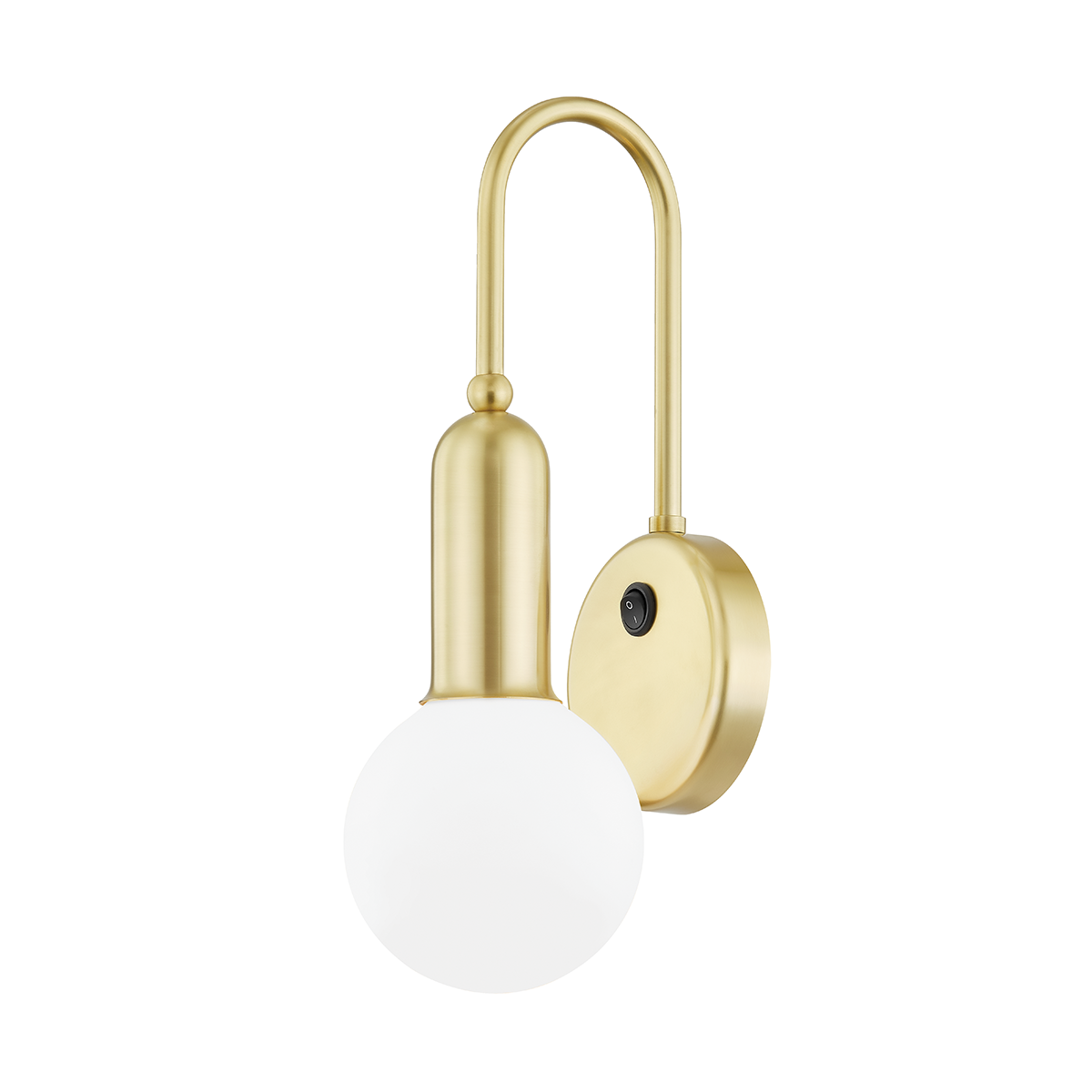 Gabby 1 Light Wall Sconce-Mitzi-HVL-H444101-AGB-Outdoor Wall SconcesAged Brass-1-France and Son