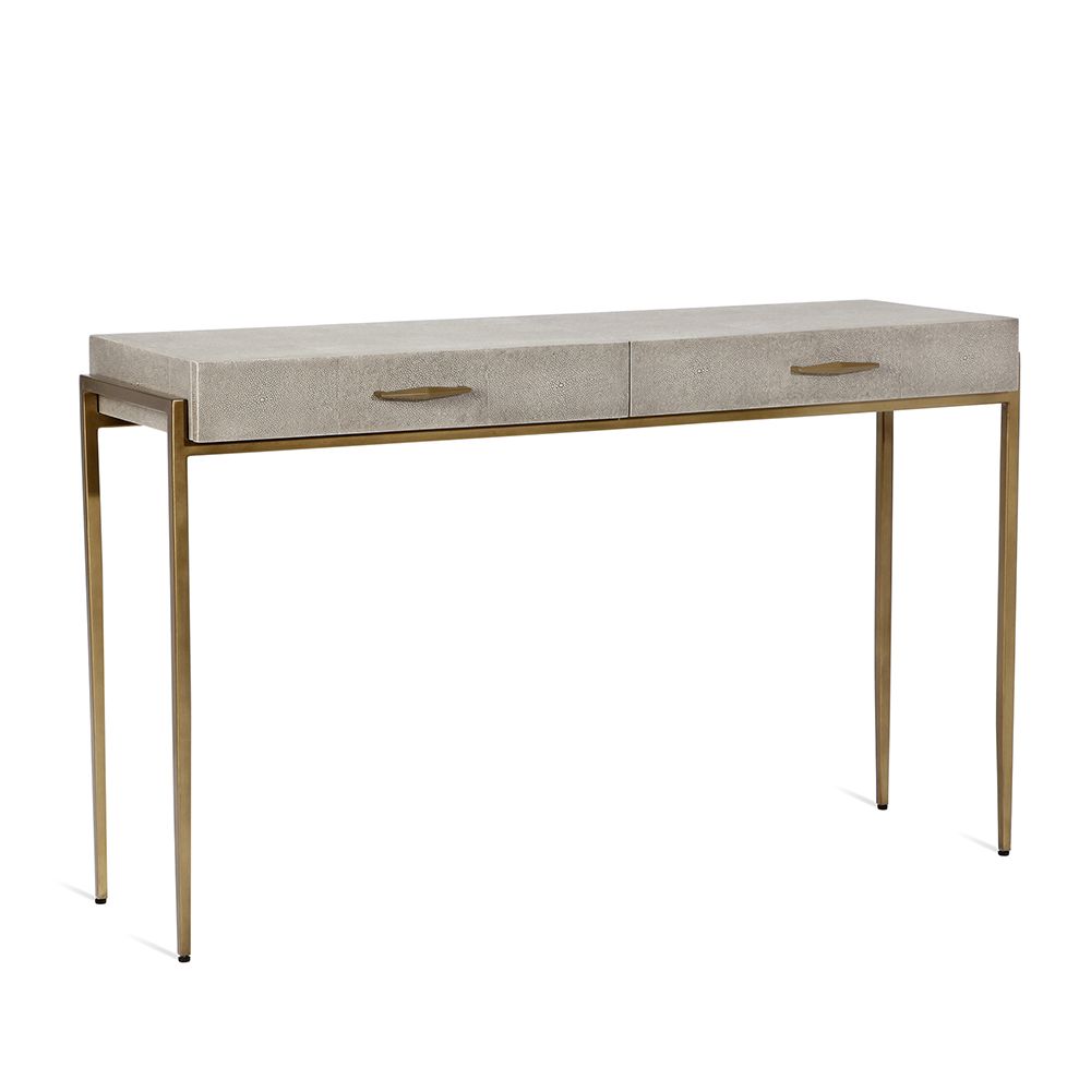 Morand Console/ Desk - Taupe-Interlude-INTER-188011-Console Tables-1-France and Son