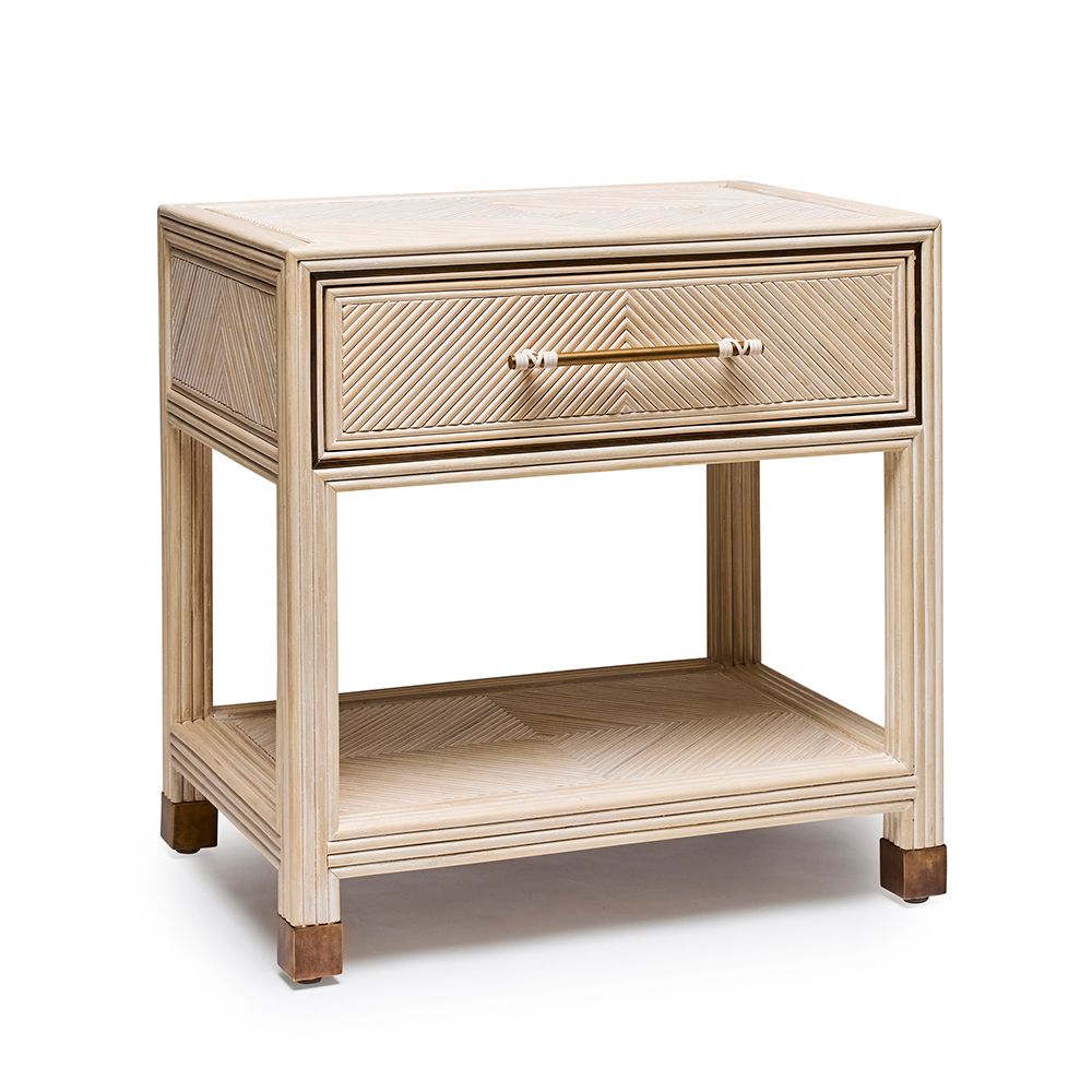 Jensen Bedside Chest-Interlude-INTER-188254-NightstandsWhite Wash-2-France and Son