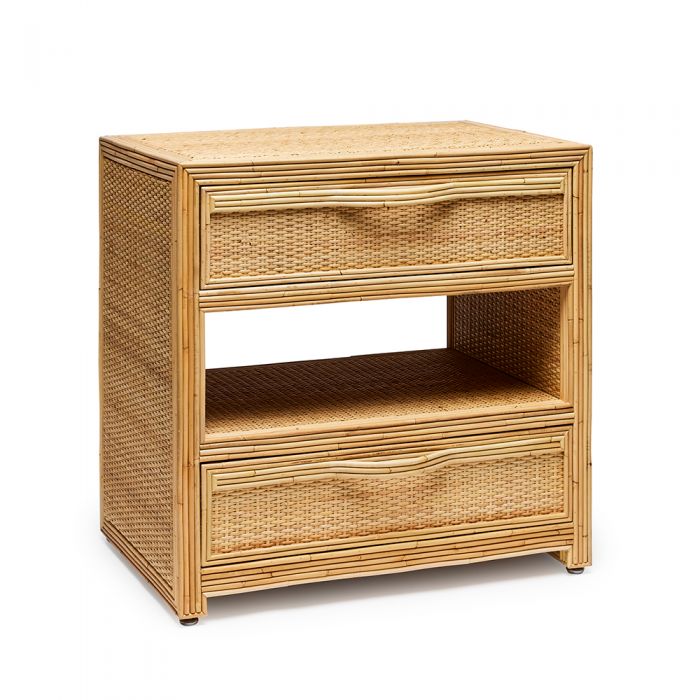 Melbourne Bedside Chest-Interlude-INTER-188261-DressersNatural-7-France and Son