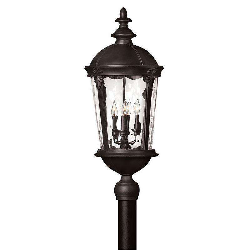 Outdoor Windsor Post Lantern-Hinkley Lighting-HINKLEY-1891BK-Outdoor Post LanternsBlack-2-France and Son