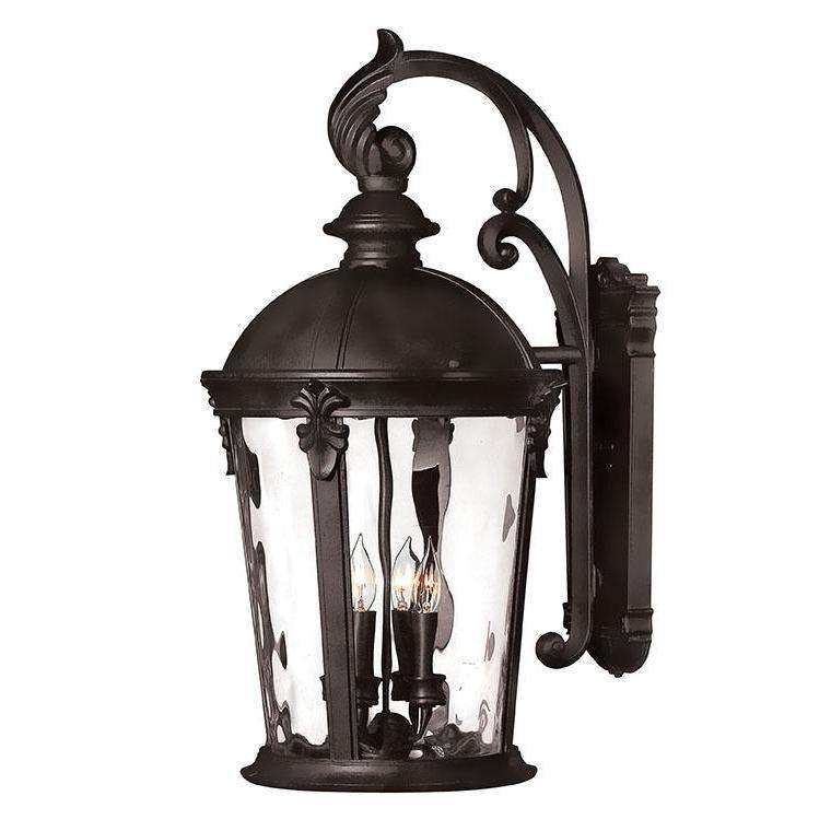 Outdoor Windsor Wall Sconce-Hinkley Lighting-HINKLEY-1899BK-Outdoor Lighting-1-France and Son