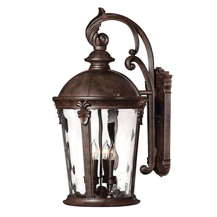 Outdoor Windsor Wall Sconce-Hinkley Lighting-HINKLEY-1899RK-Outdoor Wall SconcesRiver Rock-2-France and Son