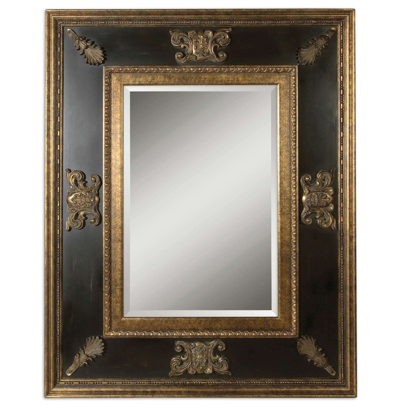 Cadence Antique Gold Mirror-Uttermost-UTTM-11173 B-Mirrors-1-France and Son