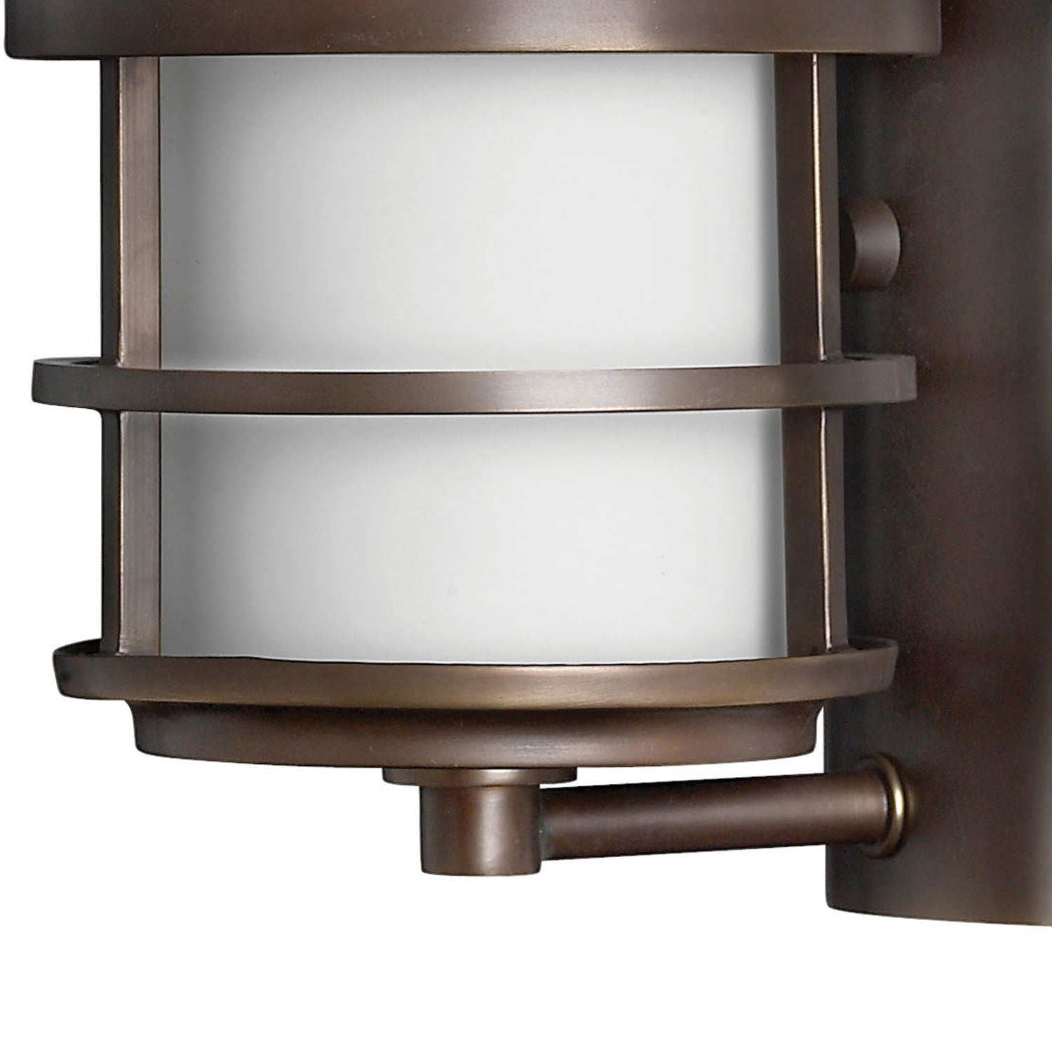 Outdoor Saturn Small Wall Mount Lantern-Hinkley Lighting-HINKLEY-1900MT-Wall LightingMetro Bronze-3-France and Son