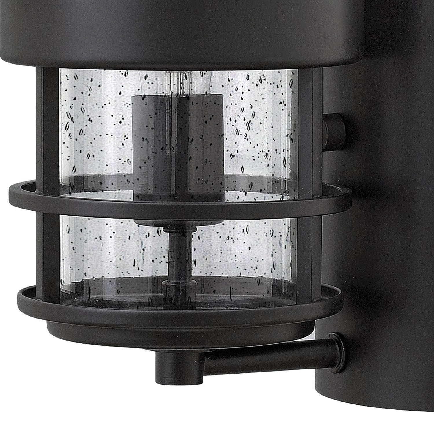 Outdoor Saturn Small Wall Mount Lantern-Hinkley Lighting-HINKLEY-1900MT-Wall LightingMetro Bronze-4-France and Son