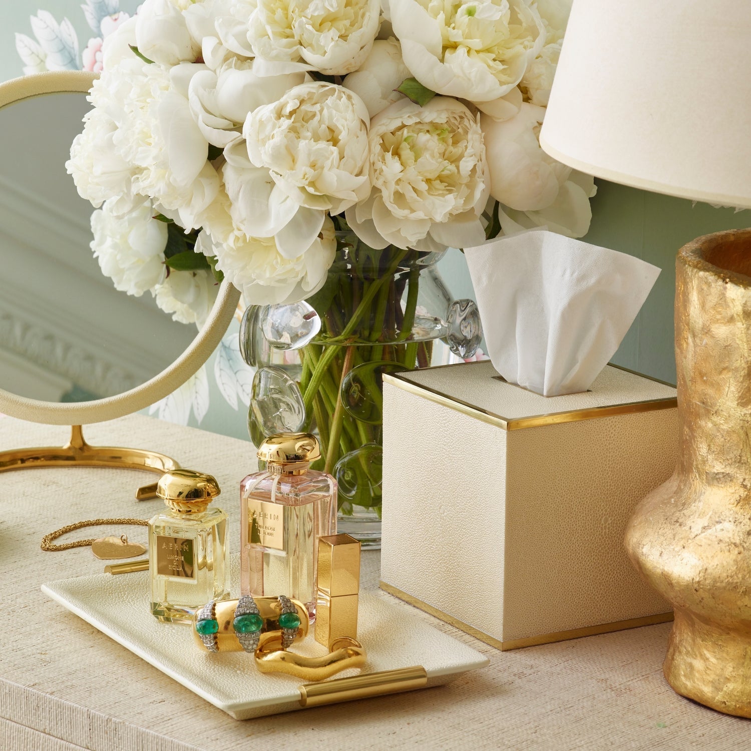 Classic Shagreen Tissue Box Cover - image 13