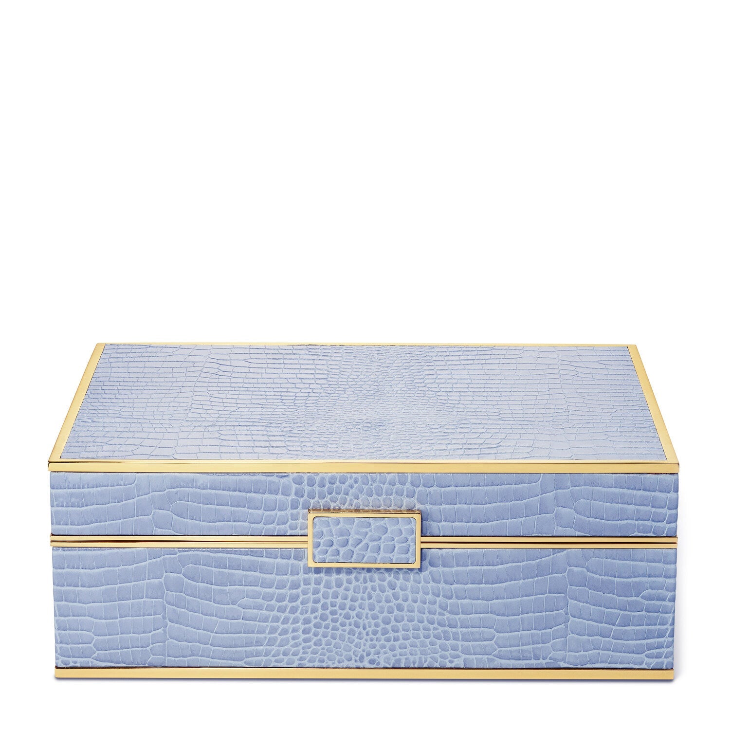 Classic Croc Leather Large Jewelry Box