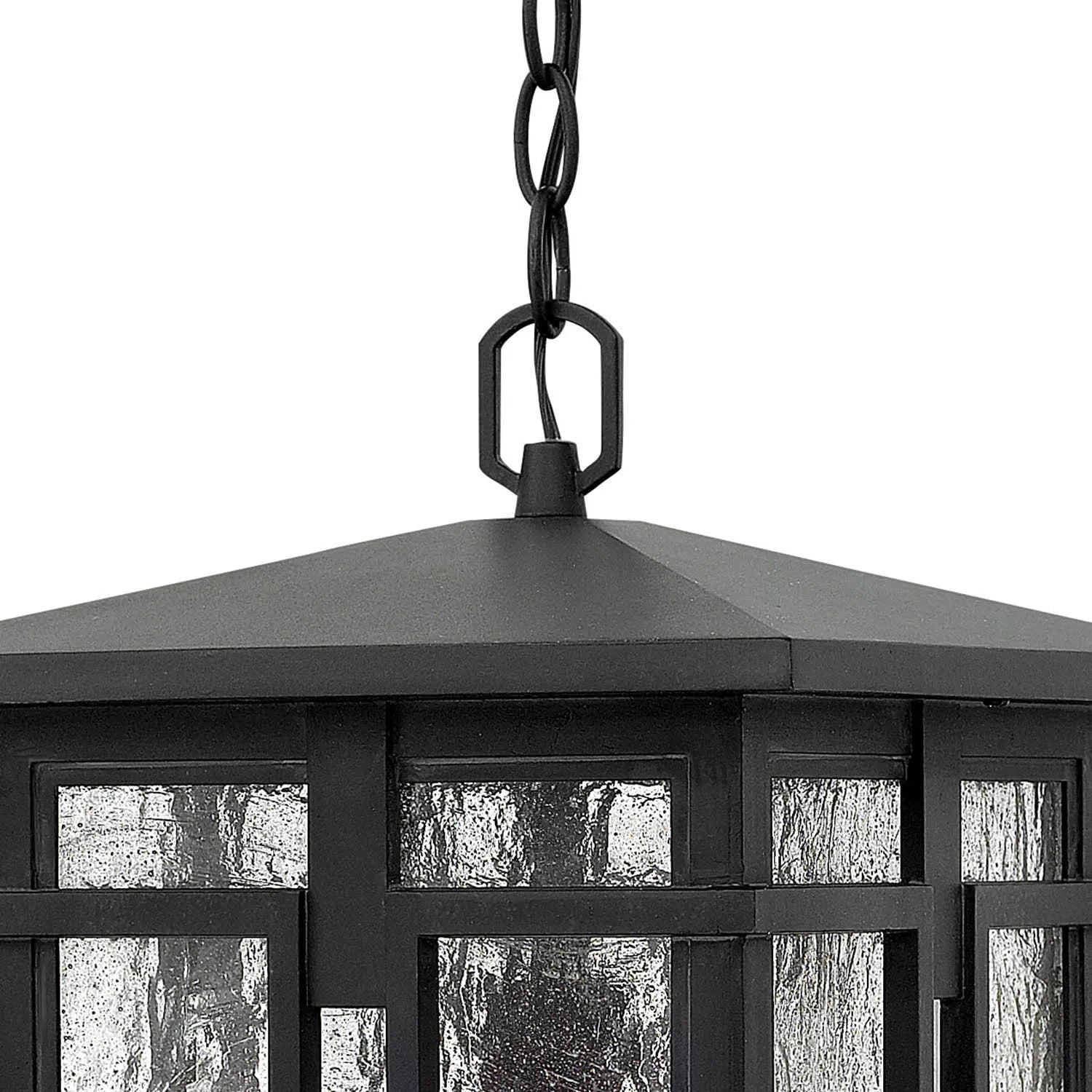 Outdoor Tucker - Large Hanging Lantern-Hinkley Lighting-HINKLEY-1962MB-Outdoor Post LanternsMuseum Black-2-France and Son