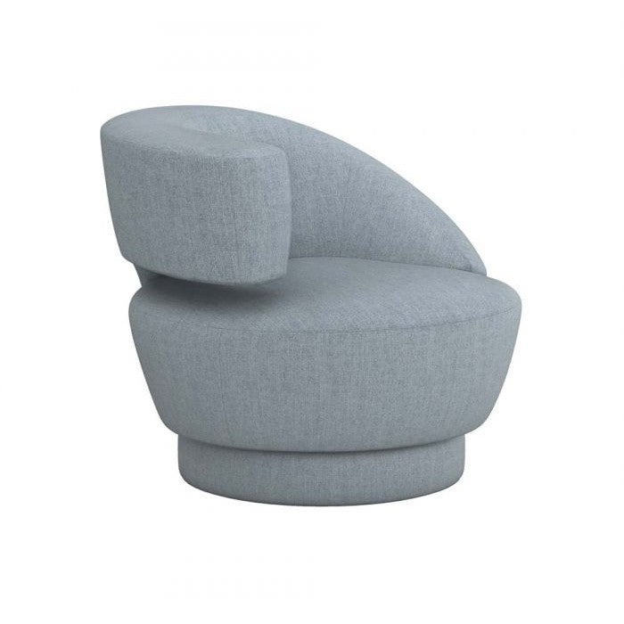 Arabella Swivel Chair-Interlude-INTER-198015-50-Lounge ChairsMarsh-Left-4-France and Son