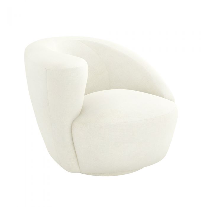 Carlisle Swivel Chair-Interlude-INTER-198058-15-Lounge ChairsPure-Left-19-France and Son