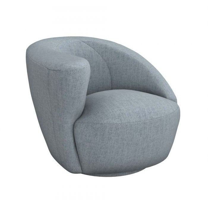 Carlisle Swivel Chair-Interlude-INTER-198058-50-Lounge ChairsMarsh-Left-4-France and Son