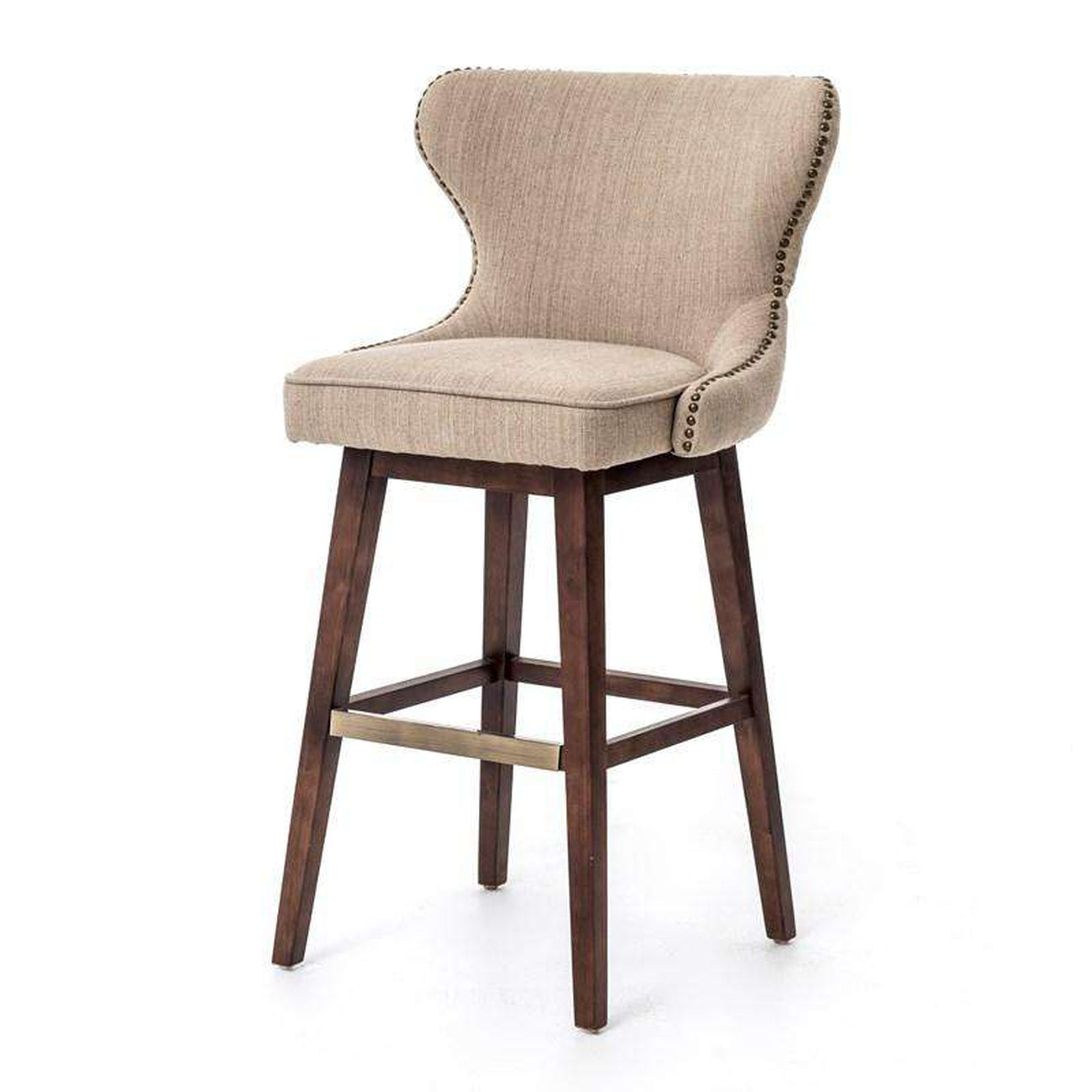 Julie Swivel Bar Stool - Hyde Clay