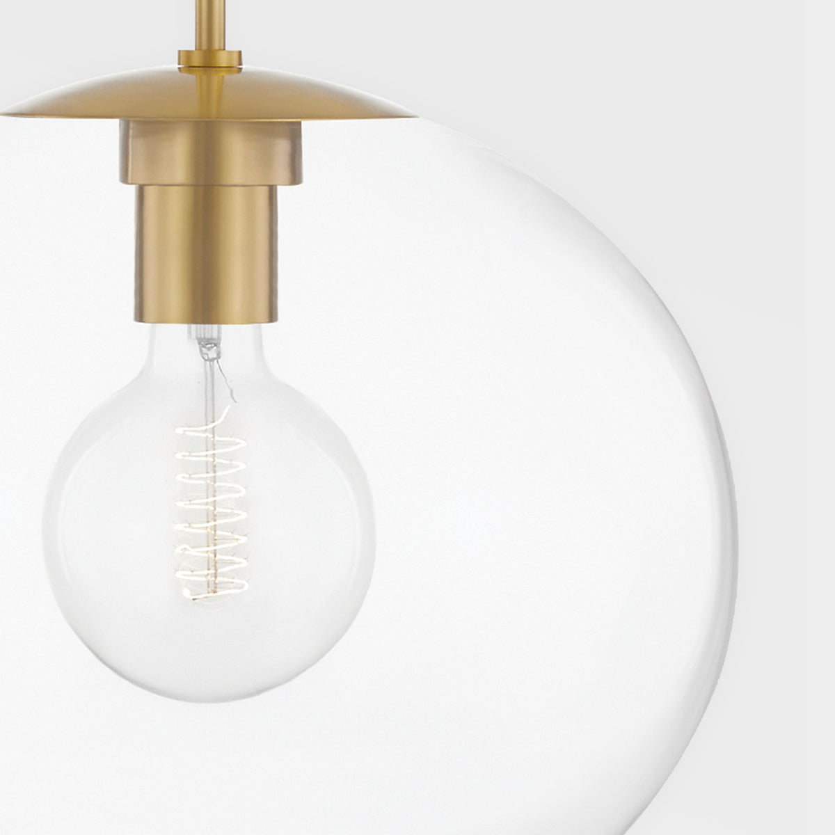 Margot 1 Light Extra Large Pendant-Mitzi-HVL-H270701XL-AGB-PendantsAged Brass-5-France and Son