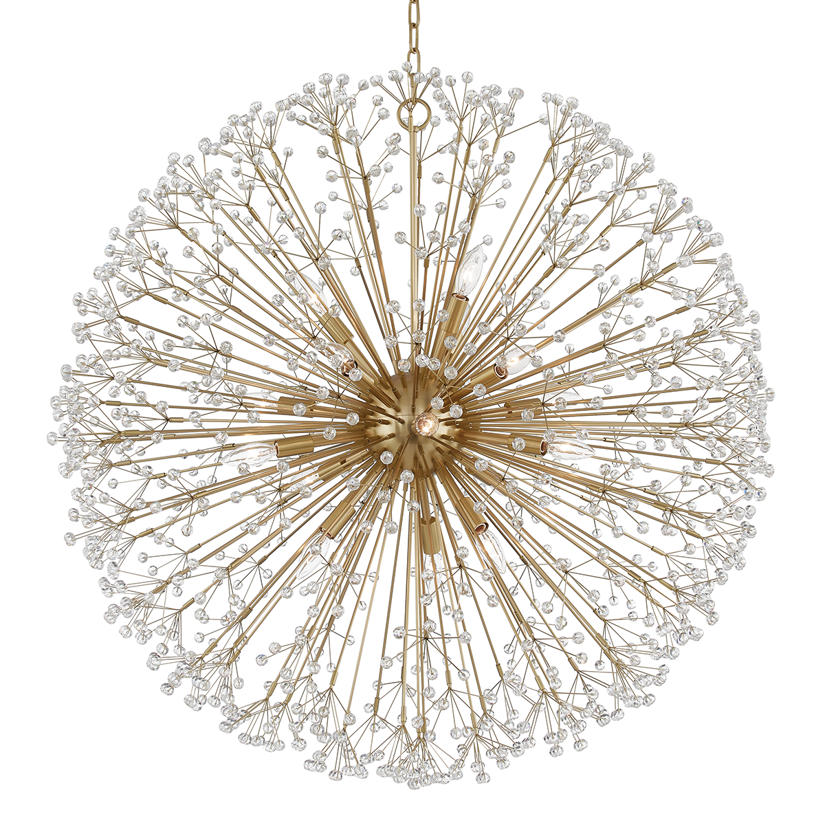 Dunkrik 16 Light Chandelier-Hudson Valley-HVL-6039-AGB-ChandeliersAged Brass-1-France and Son