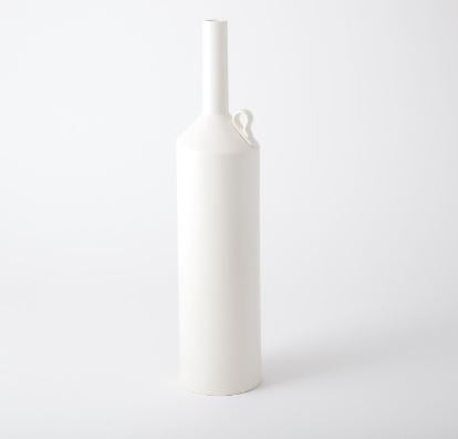 Metro Bottle-Global Views-GVSA-7.10254-VasesMatte White-Medium-5-France and Son