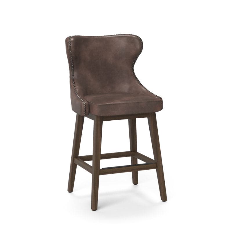 Ariana Swivel Counter Stool-Sunpan-SUNPAN-101153-Bar StoolsDark Grey-18-France and Son