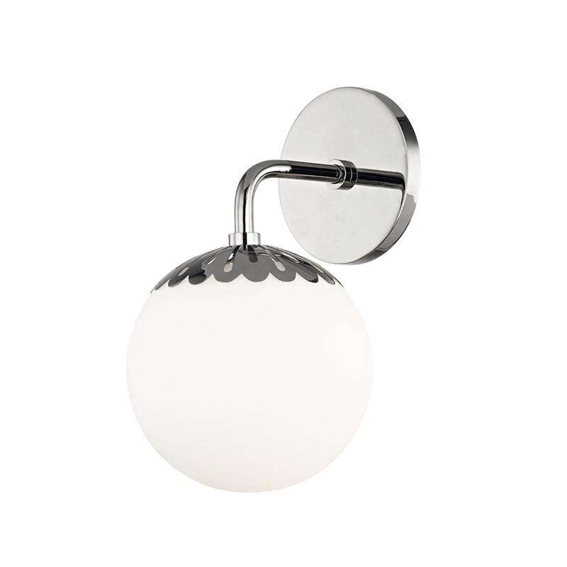 Paige 1 Light Bath Bracket-Mitzi-HVL-H193301-PN-Wall LightingSilver-3-France and Son