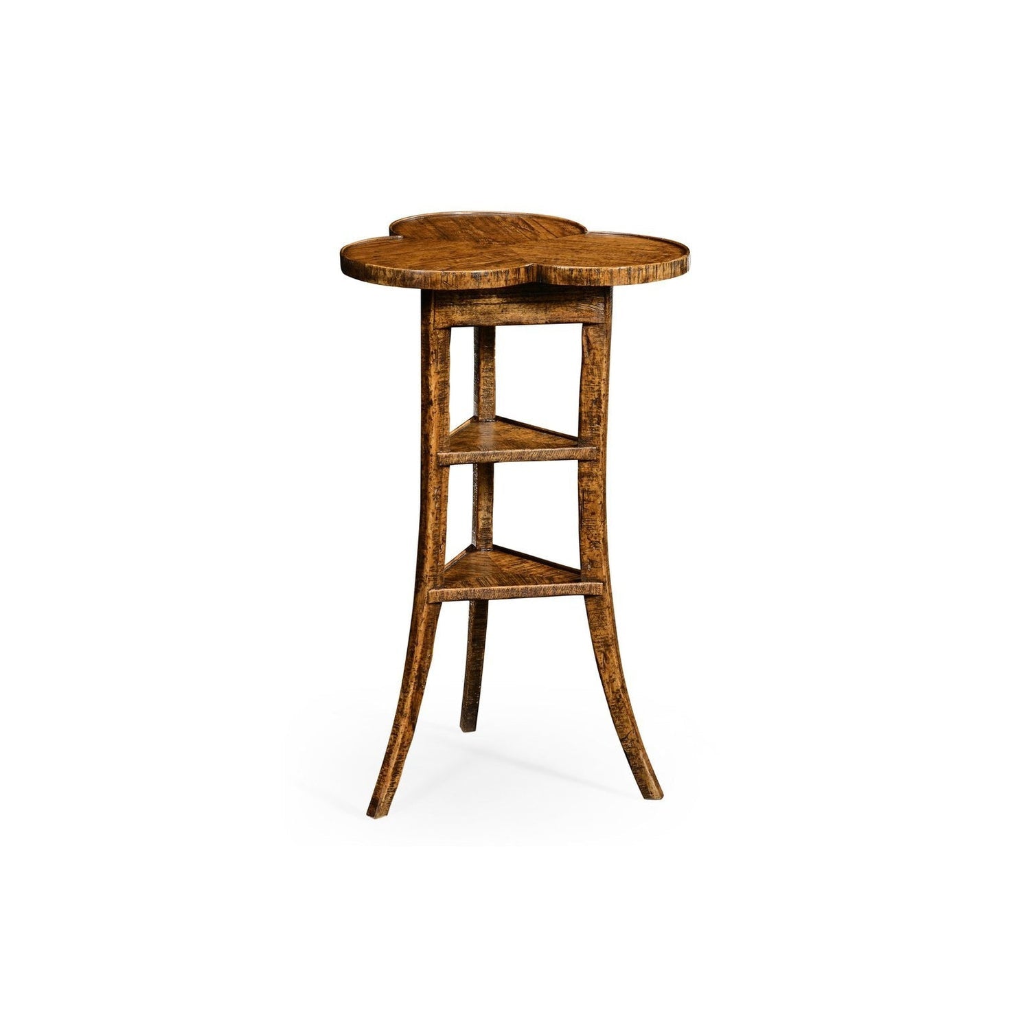 Trefoil Side Table-Jonathan Charles-JCHARLES-491037-DTM-Side TablesMedium Driftwood-6-France and Son