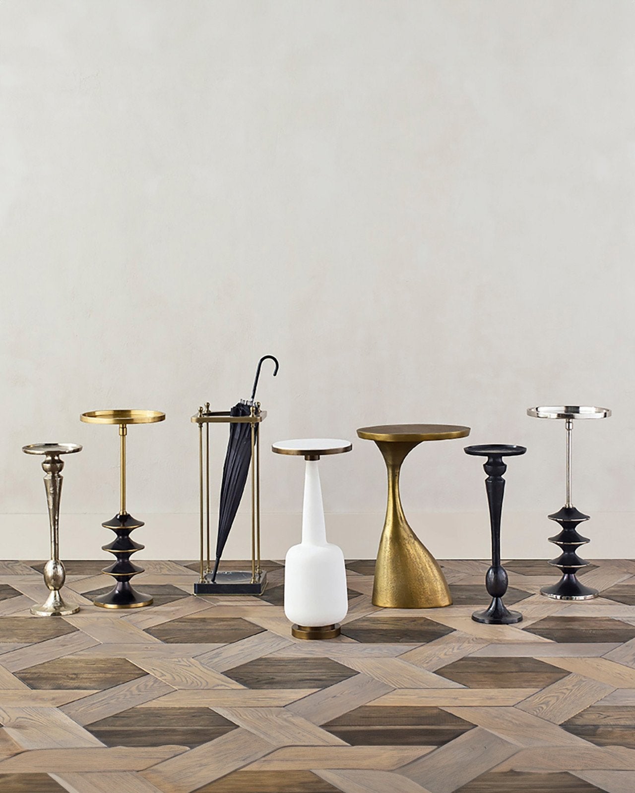 Talia Champagne Accent Table