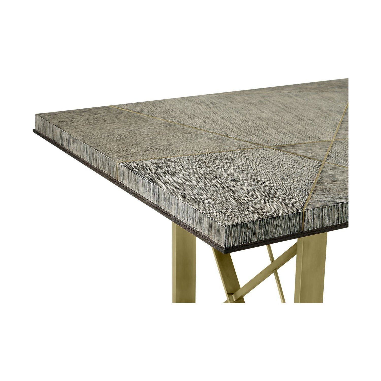 Geometric Dining Table-Jonathan Charles-JCHARLES-500290-108L-DFO-Dining Tables108"-4-France and Son