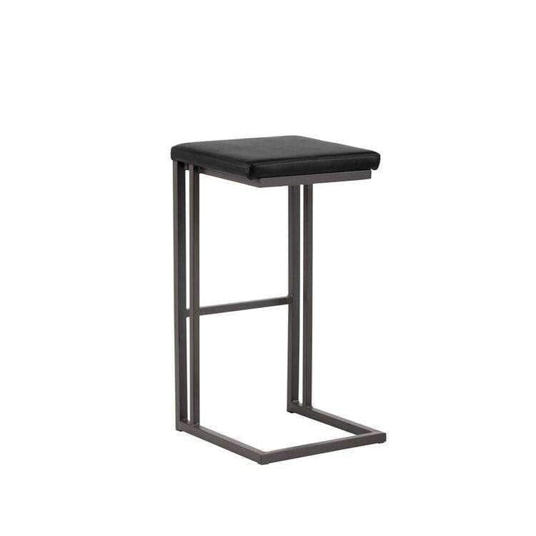 Boone Barstool-Sunpan-SUNPAN-104954-Bar StoolsBlack - Bravo Cognac-12-France and Son