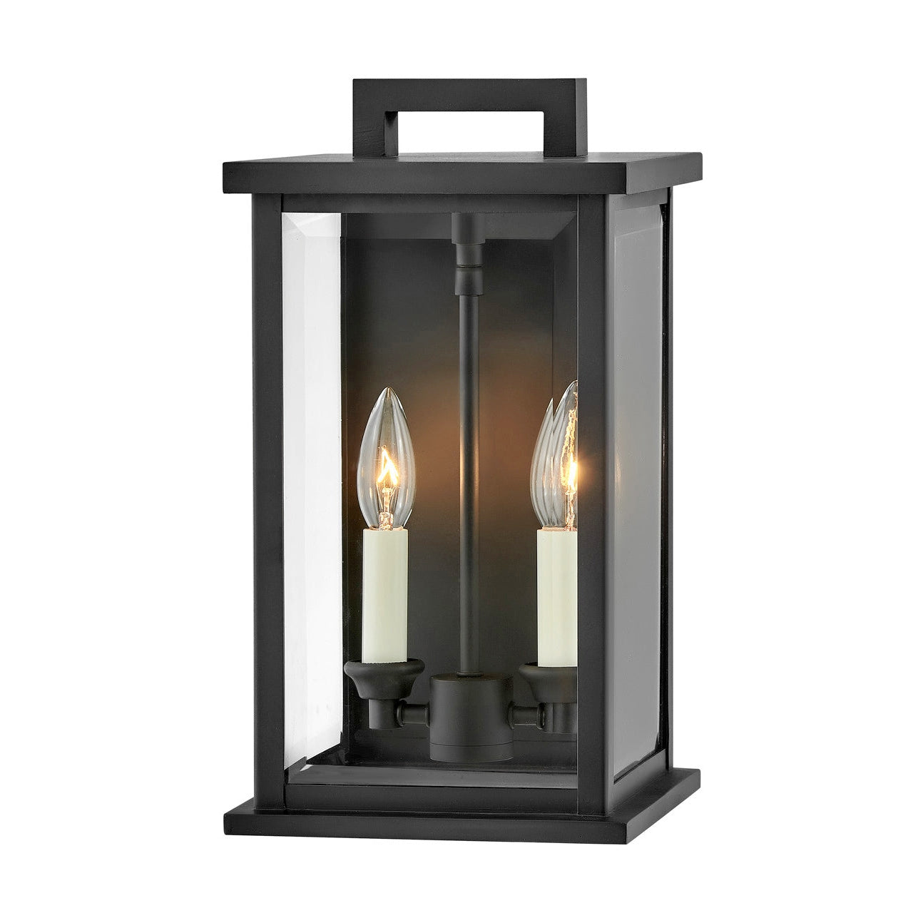 Outdoor Weymounth - Small Wall Mount Lantern-Hinkley Lighting-HINKLEY-20010BK-Wall LightingBlack-1-France and Son