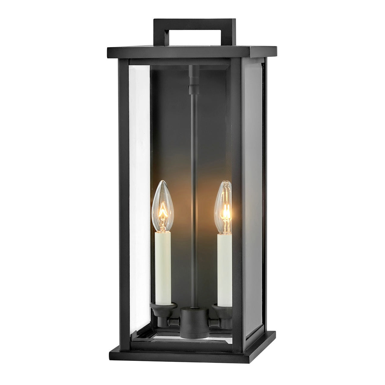 Outdoor Weymouth Medium Wall Mount Lantern-Hinkley Lighting-HINKLEY-20014BK-1-Wall LightingBlack-1-France and Son