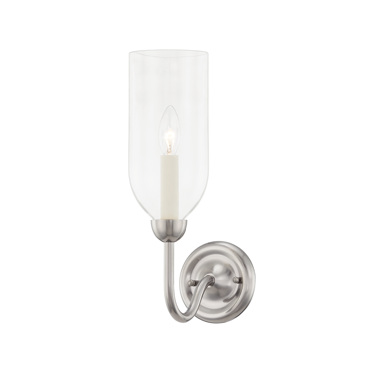 Classic No.1 - 1 Light Wall Sconce-Hudson Valley-HVL-MDS111-HN-Wall LightingHistoric Nickel-3-France and Son