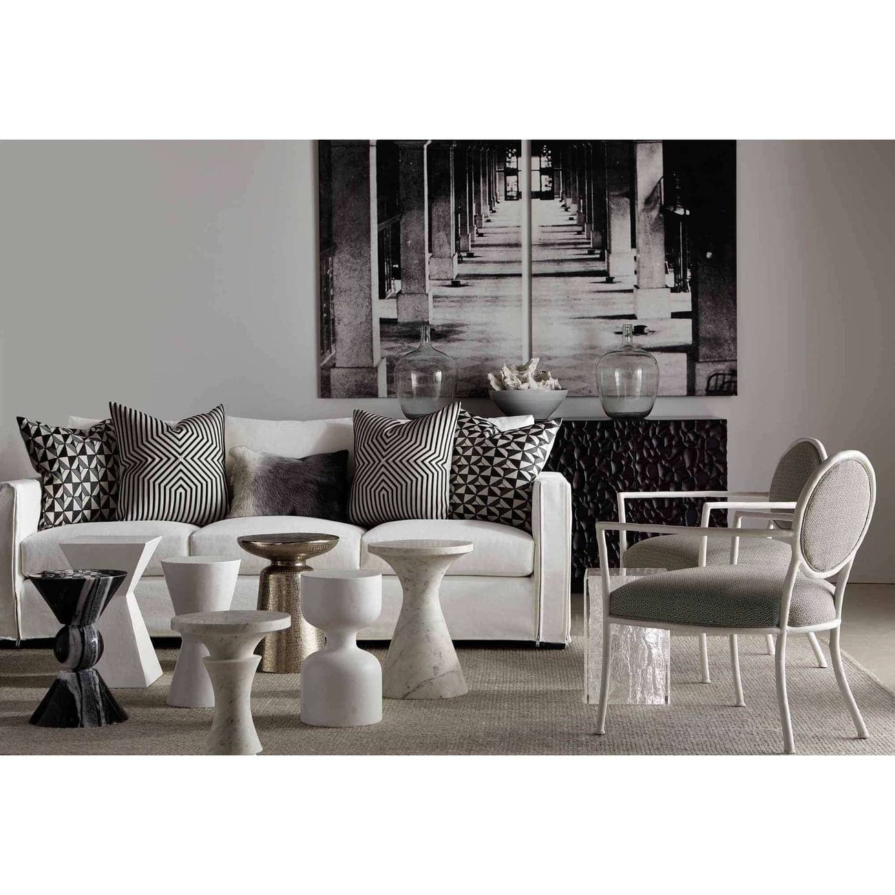 Lorraine Round Chairside Table-Bernhardt-BHDT-375172-Side Tables-5-France and Son