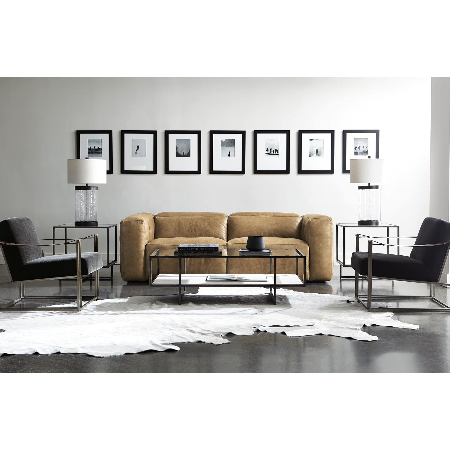 Harlow Metal End Table-Bernhardt-BHDT-514121-Side TablesSquare-3-France and Son