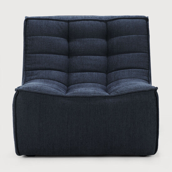 N701 Modular Sofa - Graphite - upholstery with recycled cotton, 1 seater view
